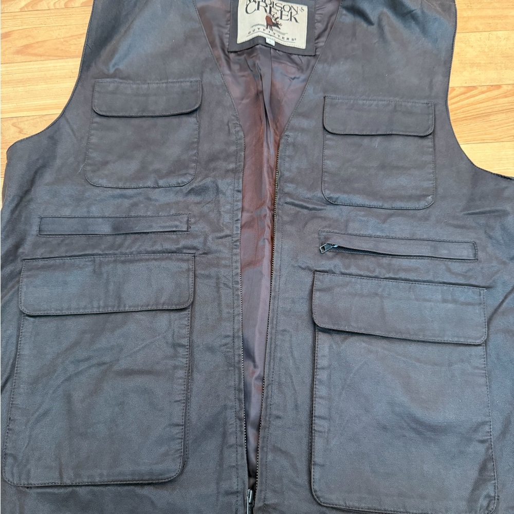 Men's brown Utility Vest Madison creek large